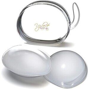 Clear Silicone Bra Inserts Push Up Gel Pads Bust Enhancer